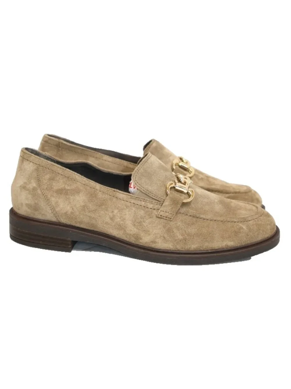 $490 PAUL GREEN Brittany Bit Loafer SHOES TAN BROWN SOFT SUEDE 7.5 US (TF22)
